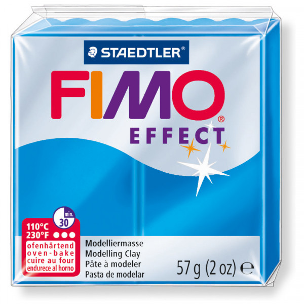 FIMO effect, Modelliermasse, 57 g, Transparent Blau