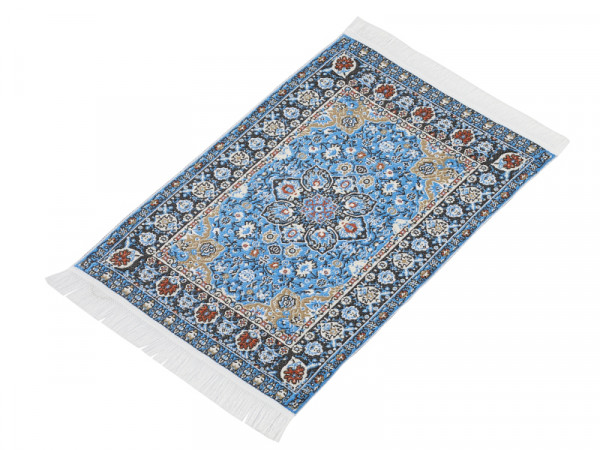 Teppich blau, 15,0 x 10 cm