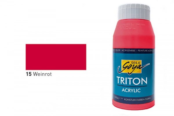 SOLO GOYA TRITON ACRYLIC BASIC, 750 ml, Weinrot