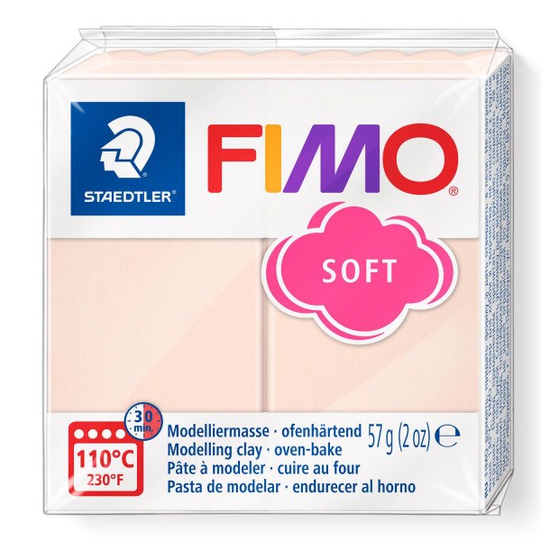 FIMO soft, Modelliermasse, 57 g, Blassrosa