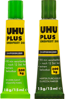 UHU plus endfest 2-K-Epoxidharzkleber, 33g