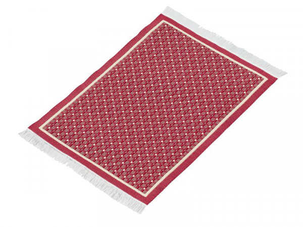 Teppich rot, 15,0 x 10 cm