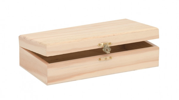 Holzbox, 22,5 x 12,5 cm, Höhe 6 cm
