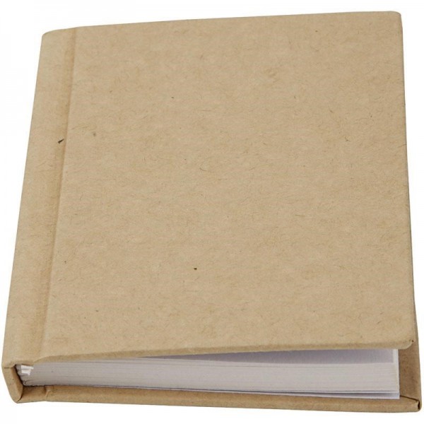 Notizbuch, aus Pappmachè, 7,5 x 10,5 cm