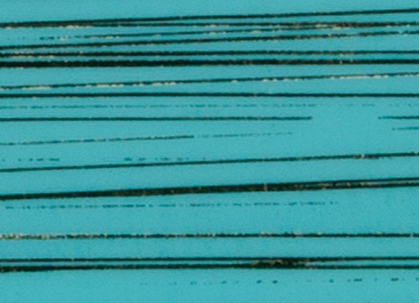 Verzierwachsplatte, gold gestreift, 200x100x0,5mm, pastellblau