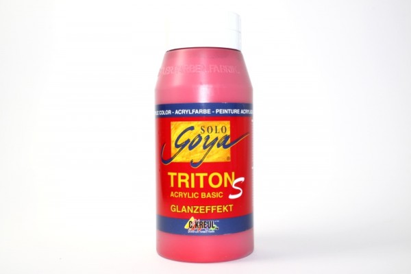 Solo Goya Triton S, Acrylfarbe mit Glanzeffekt, 750 ml, Karmin