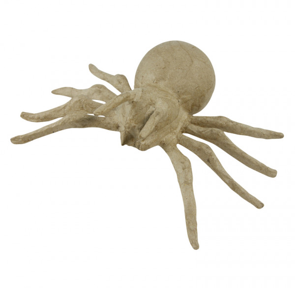 Spinne, aus Pappmachè, 19 x 12 x 5 cm