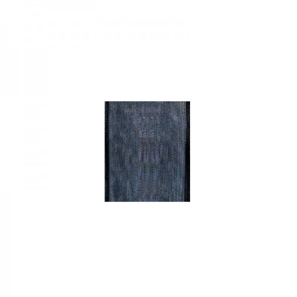 Chiffonband mit Drahtkante, 15mm breit, 5m lang - dunkelblau