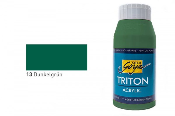 SOLO GOYA TRITON ACRYLIC BASIC, 750 ml, Dunkelgrün