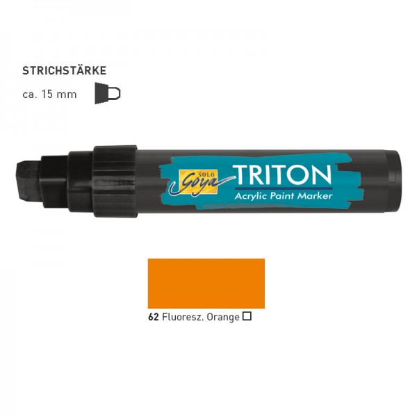 SOLO GOYA TRITON Acrylic Paint Marker 15.0 - Fluoresz. Orange
