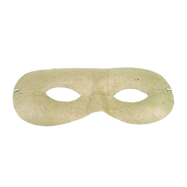 dècopatch Maske, aus Pappmaché, 2x18,5x7 cm