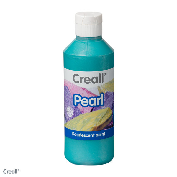 Creall-pearl, Perlmuttfarbe, 250 ml, Blaugrün