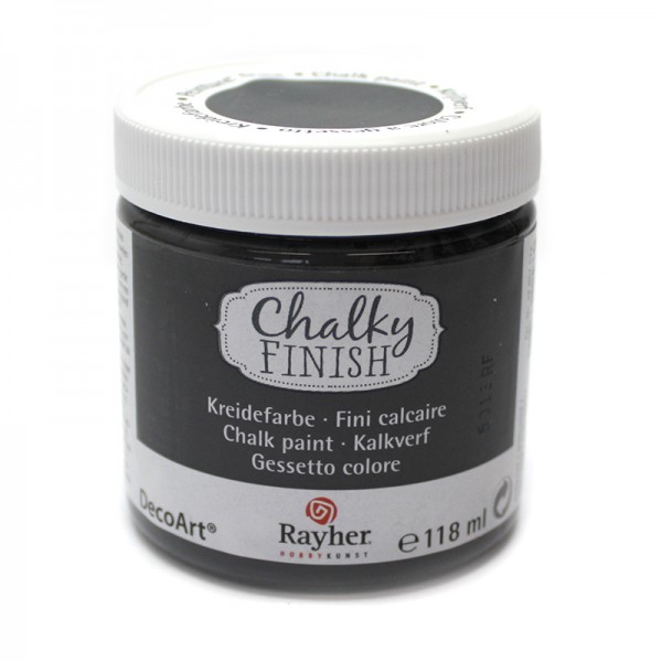 Chalky-Finish Kreidefarbe 118 ml - anthrazit