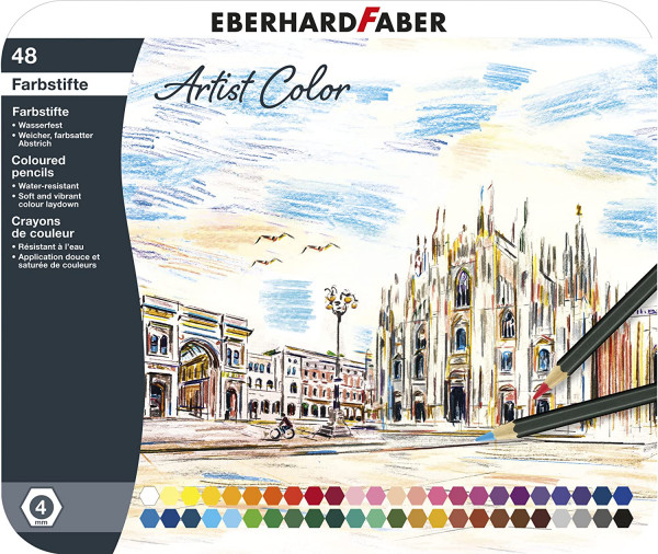Eberhard Faber - 48 hexagonal Artist Color Farbstifte