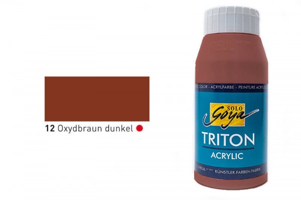 SOLO GOYA TRITON ACRYLIC BASIC, 750 ml, Oxydbraun dunkel