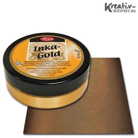 Viva Decor Inka-Gold, 62,5 g, Gold-Braun