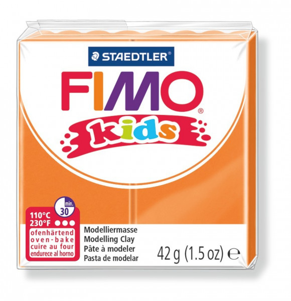 FIMO kids, Modelliermasse, 42 g, orange