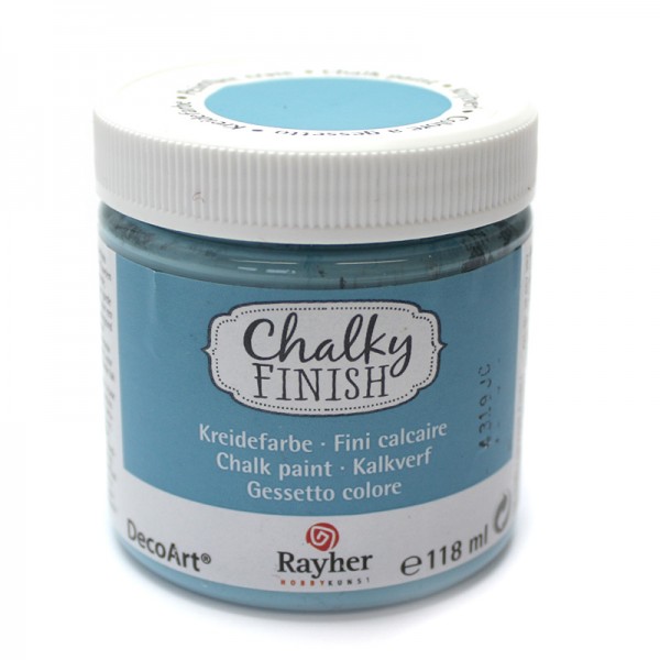 Chalky-Finish Kreidefarbe 118 ml - indisch-türkis