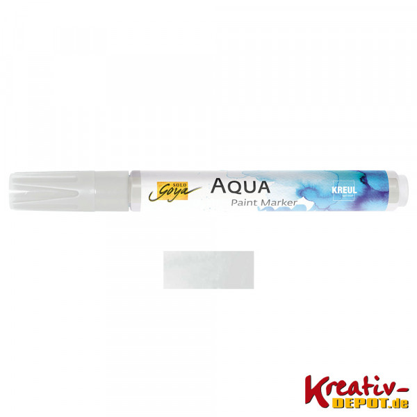 SOLO GOYA Aqua Paint Marker brush, Hellgrau