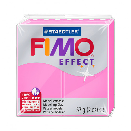 FIMO effect, Modelliermasse, 57 g, Neon Pink