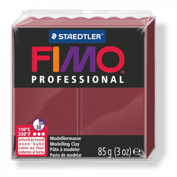 FIMO professional, Modelliermasse, 85 g, bordeauxrot