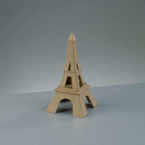 Eifelturm klein, aus Pappmachè, 10 x 10 x 20 cm