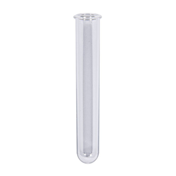 Acryl Reagenzglas, 20mm ø, 12cm lang, mit Rand, 5 Stück