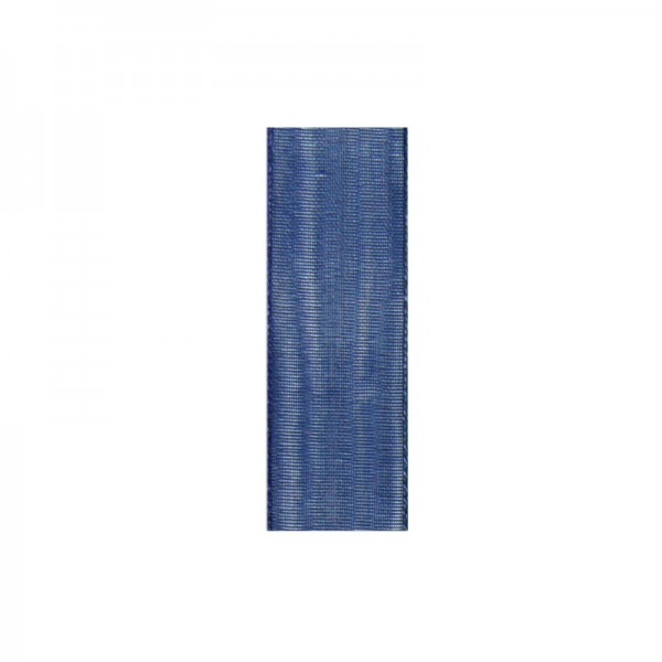 Chiffonband, 6mm breit, 10m lang - dunkelblau