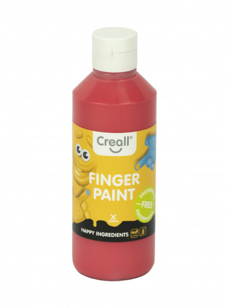 Creall-Fingermalfarbe HAPPY INGREDIENTS, 250 ml, rot