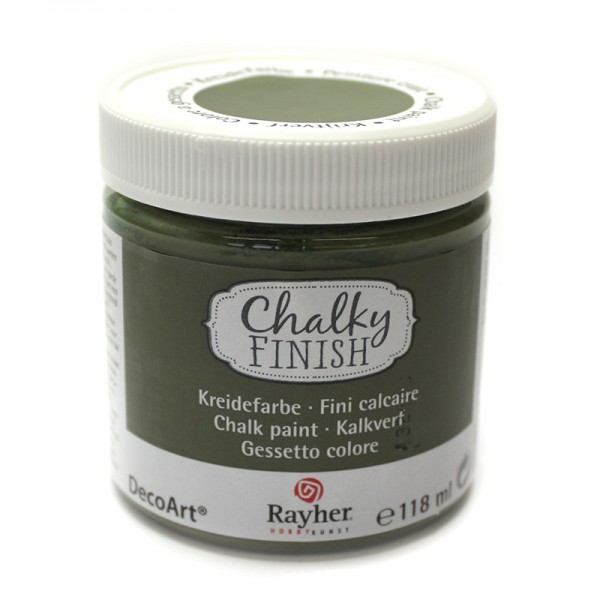 Chalky-Finish Kreidefarbe 118 ml - olive
