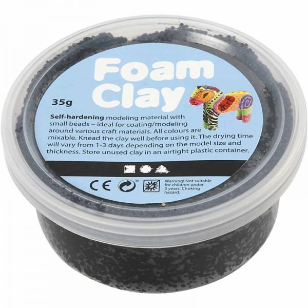 Foam Clay - Schwarz, 35g