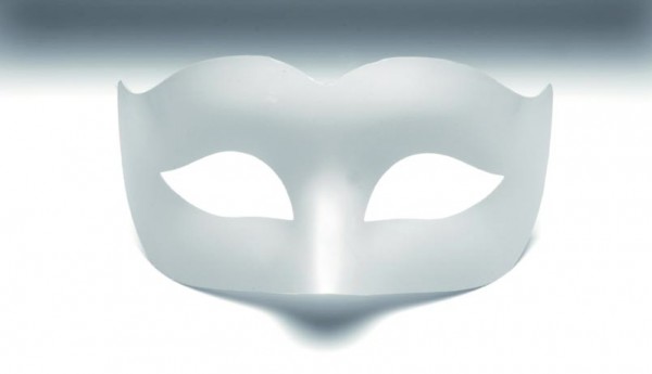 Maske Venedig, aus Kunststoff, 15 x 8 cm