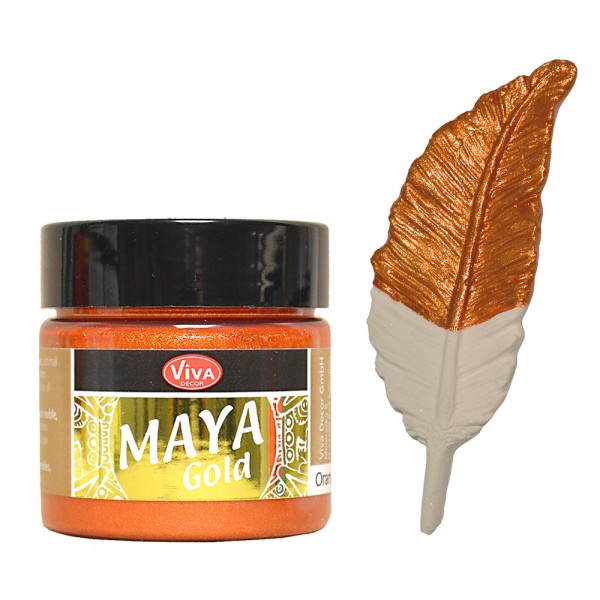 Viva Decor Maya-Gold, 45 ml, Orange-Gold