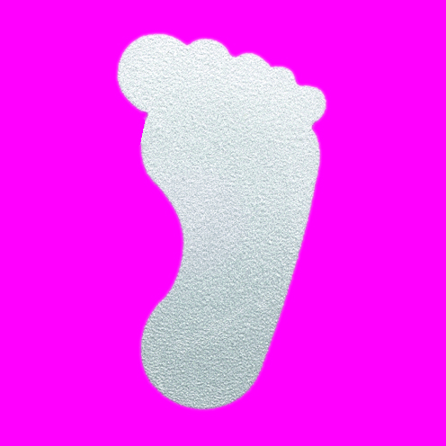 Stanzer Fußabdruck, ca. 1,6 cm | Kreativ-Depot