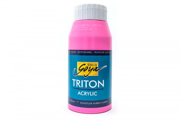 SOLO GOYA TRITON ACRYLIC BASIC, 750 ml, Fluoresziernd Pink